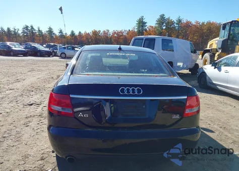 2007 Audi A6 3.2 from USA, damaged, VIN WAUDH74F67N054396